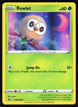 Rowlet - SWSH220 Pokemon SWSH: Sword & Shield Promo Cards Promo VLP - Image 1