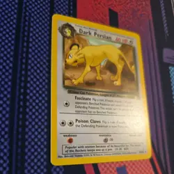 Dark Persian 42/82 Team Rocket Uncommon 1999-2000 WOTC Pokemon TCG Vintage - Image 2