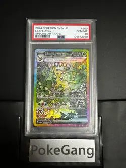 Pokemon Card - Leafeon ex 200/187 Terastal Festival Sv8a - PSA 10 Gem Mint JAP - Image 1