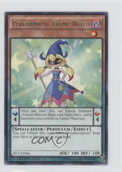 Performapal Trump Witch 1st Ed. YuGiOh The Secrets of Eternity #SECE-EN006 - Image 1
