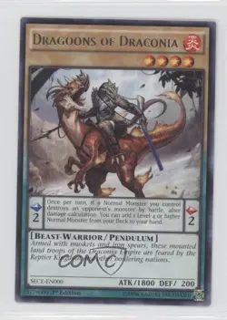 Dragoons of Draconia 1st Ed. YuGiOh The Secrets Eternity #SECE-EN000 - Image 1