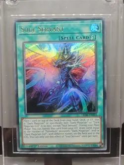LED6-EN003 Soul Servant Ultra Rare Yu-Gi-Oh Card 1st Edition W/Screwdown Case - Image 1