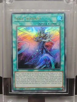 LED6-EN003 Soul Servant Ultra Rare Yu-Gi-Oh Card 1st Edition W/Screwdown Case - Image 2
