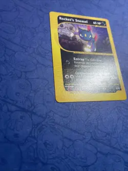 VINTAGE POKEMON PROMO CARD - BEST OF GAME - #5 ROCKET'S SNEASEL (2003) RARE NM - Image 3