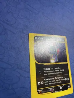VINTAGE POKEMON PROMO CARD - BEST OF GAME - #5 ROCKET'S SNEASEL (2003) RARE NM - Image 4