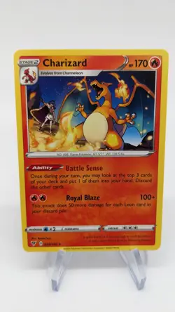 2020 Sword & Shield - Vivid Voltage Charizard #25 Non Holo Rare Pokemon Card - Image 1