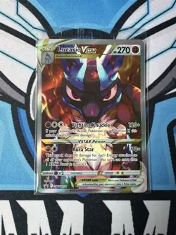 Lucario VStar SWSH291 Sealed Pokemon Crown Zenith Elite Trainer Box Promo Card - Image 1