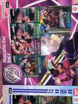 Bandai One Piece Trading Card Game: Illustration Box Volume 3 + 4 BUNDLE SEALED! - Image 5