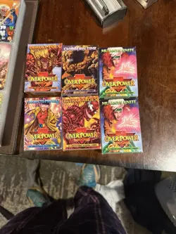 Marvel Overpower Card Game 1995 - Image 1