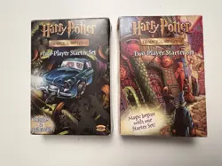 2 Harry Potter Trading Card Game TCG Chamber Of Secrets Starter Set & Original - Image 1
