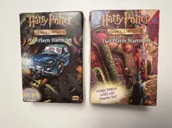 2 Harry Potter Trading Card Game TCG Chamber Of Secrets Starter Set & Original - Image 4