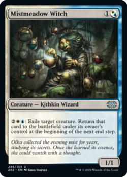 1x Mistmeadow Witch MTG Double Masters 2022 NM Magic Regular - Image 1