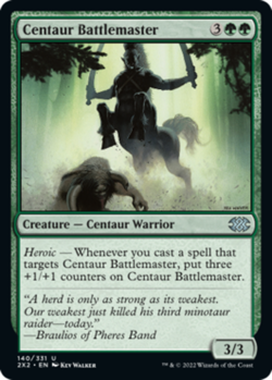 1x Centaur Battlemaster MTG Double Masters 2022 NM Magic Regular - Image 1