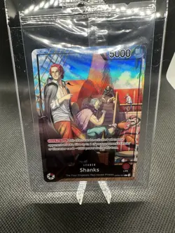SHANKS OP09-001 - Promo Card PSA Limited Edition July 2025 MAG One Piece SEALED - Image 3