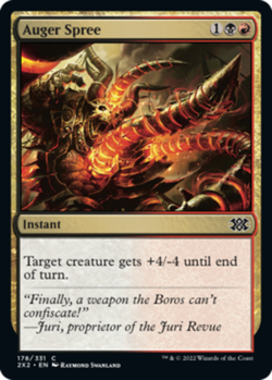 1x Auger Spree - Foil MTG Double Masters 2022 NM Magic Foil - Image 1
