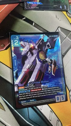 Gundam Card Game TCG White Base Card C+ Foil ST01-015 Universal Century 2025 - Image 3