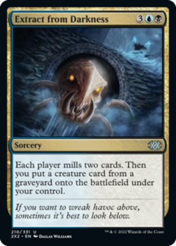 1x Extract from Darkness MTG Double Masters 2022 NM Magic Regular - Image 1