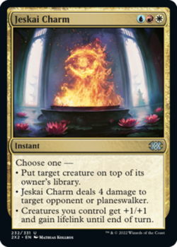 1x Jeskai Charm - Foil MTG Double Masters 2022 NM Magic Foil - Image 1