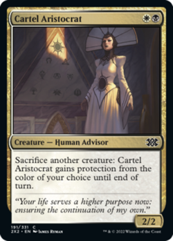 1x Cartel Aristocrat - Foil MTG Double Masters 2022 NM Magic Foil - Image 1