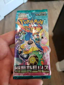 Pokemon Card Battle Partners (Journey Together) SV9 SEALED Korean Booster Pack - Image 3