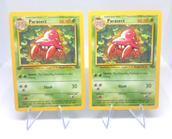 2x Pokemon TCG Cards (1x Parasect & 1x Parasect 1st Edition) (LP) 41/64 Jungle - Image 1