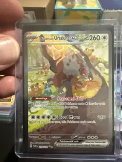 Bloodmoon Ursaluna ex 216/167 Pokemon Twilight Masquerade SIR NM - Image 1