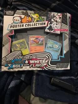 Pokemon Black Bolt & White Flare Poster Collection Promos & Poster Only No Packs - Image 1