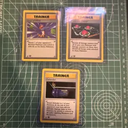 Trainer First Edition Combo - Gust Of Wind, Pokemon Center, Defender - Image 1