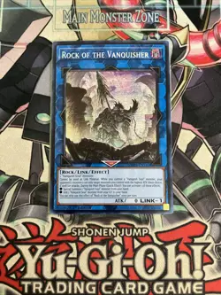 Rock Of The Vanquisher Prismatic Secret Rare MP24-En141 YugIoh Vanquish Soul - Image 1