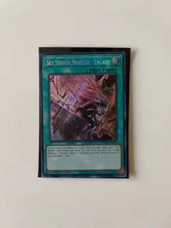 Yugioh Sky Striker Mobilize - Engage! Secret Rare BLMR-EN091 1st Ed NM - Image 1