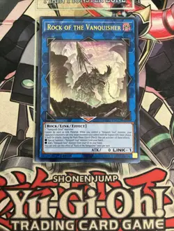 Rock Of The Vanquisher Ultra Rare 1st Edition WISU-EN022 YugIoh Vanquish Soul - Image 1