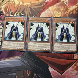 Yugioh! Playset 3x Beschworermonch Rare - VASM-DE025 1. Auflage - Deutsch - Image 1