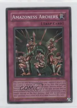Amazoness Archers Unlimited YuGiOh Magician's Force #MFC-096 2003 - Image 1