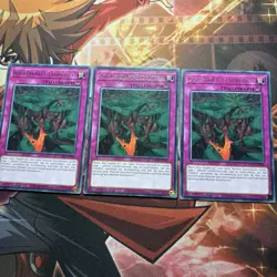 Yugioh! Playset 3x Schwerkraft-Erdrutsch Rare - VASM-DE030 1. Auflage - Deutsch - Image 1