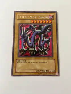 Yugioh Serpent Night Dragon MRL-103 Secret Rare Original Print - MP/HP - Image 1