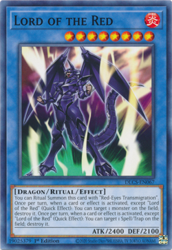 Lord of the Red DLCS-EN067 - Common - Near Mint 1st Edition YuGiOh! TCG - Image 1