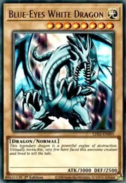 Blue-Eyes White Dragon LDS2-EN001 - Ultra Rare - Near Mint 1st Edition YuGiOh! T - Image 1