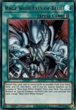Rage with Eyes of Blue LDS2-EN029 - Ultra Rare - Near Mint 1st Edition YuGiOh! T - Image 1