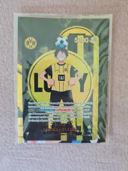 1x One Piece x BVB Monkey D. Luffy Promo Card ST13-003 Dortmund TCG Matchday 25 - Image 1