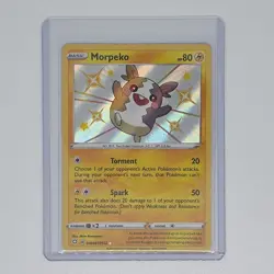 POKEMON CARD SHINING FATES MORPEKO SV044/SV122 ULTRA RARE TCG NM - Image 1