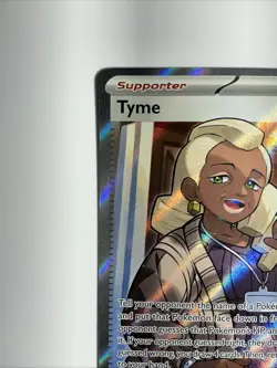 Tyme 143/131 Sv: Prismatic Evolutions Holo Ultra Rare Pokemon Trainer Card Art - Image 2