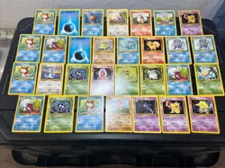 (29) Pokemon Card ALL VTG Lot Cards 1999 BASE 2 SET Dratini Haunter Kadabra - Image 1