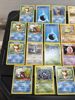 (29) Pokemon Card ALL VTG Lot Cards 1999 BASE 2 SET Dratini Haunter Kadabra - Image 2
