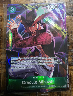 DRACULE MIHAWK ILLUSTRATION VOLUME 4 ONE PIECE PROMO CARD SEALED ST12-003 - Image 1