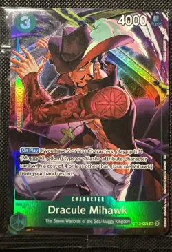 DRACULE MIHAWK ILLUSTRATION VOLUME 4 ONE PIECE PROMO CARD SEALED ST12-003 - Image 1