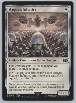 MTG Playset (4) - Final Fantasy - Magitek Infantry #25 -k462 - Image 2