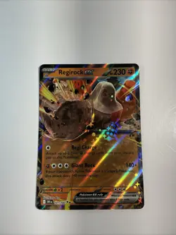 Regirock ex 101/182 Sv10: Destined Rivals Holo Pokemon Card English - Image 1
