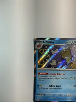 Slowbro 117/091 Sv: Paldean Fates Holo Pokemon TCG Baby Shiny Rare Card - Image 2