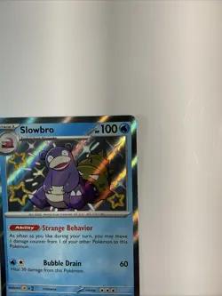 Slowbro 117/091 Sv: Paldean Fates Holo Pokemon TCG Baby Shiny Rare Card - Image 5