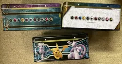 Pokemon Trading Card Game EMPTY Collectors Lunch Box Tins - Image 4